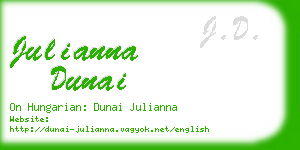 julianna dunai business card